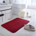 china manufacturer shaggy washable bathroom blue rug